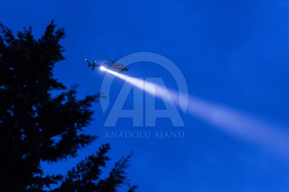 İstanbul'da helikopter destekli uyuşturucu operasyonu