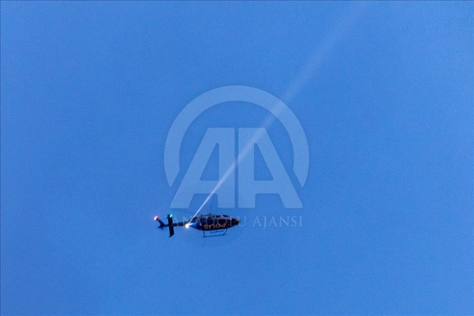 İstanbul'da helikopter destekli uyuşturucu operasyonu