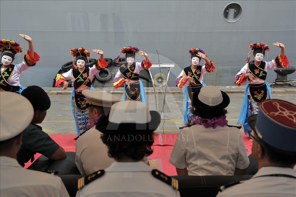 Angkatan Laut Perancis Jeanne d'Arc tiba di Jakarta