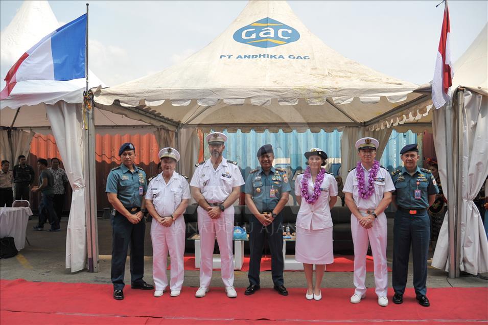 Angkatan Laut Perancis Jeanne d'Arc tiba di Jakarta