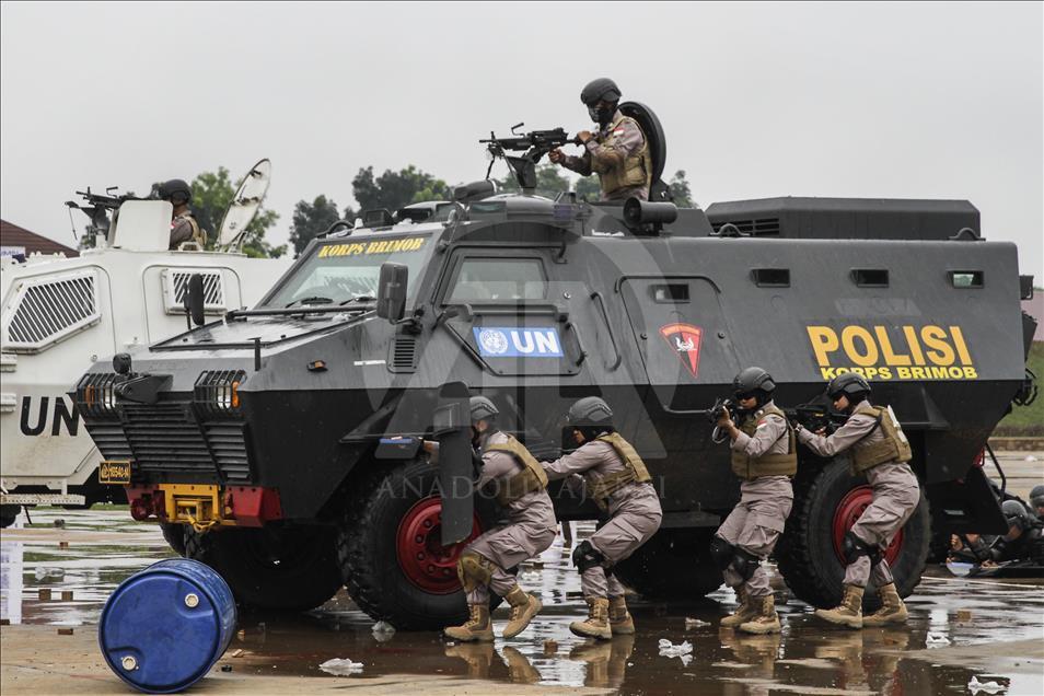 Latihan POLRI untuk misi perdamaian PBB