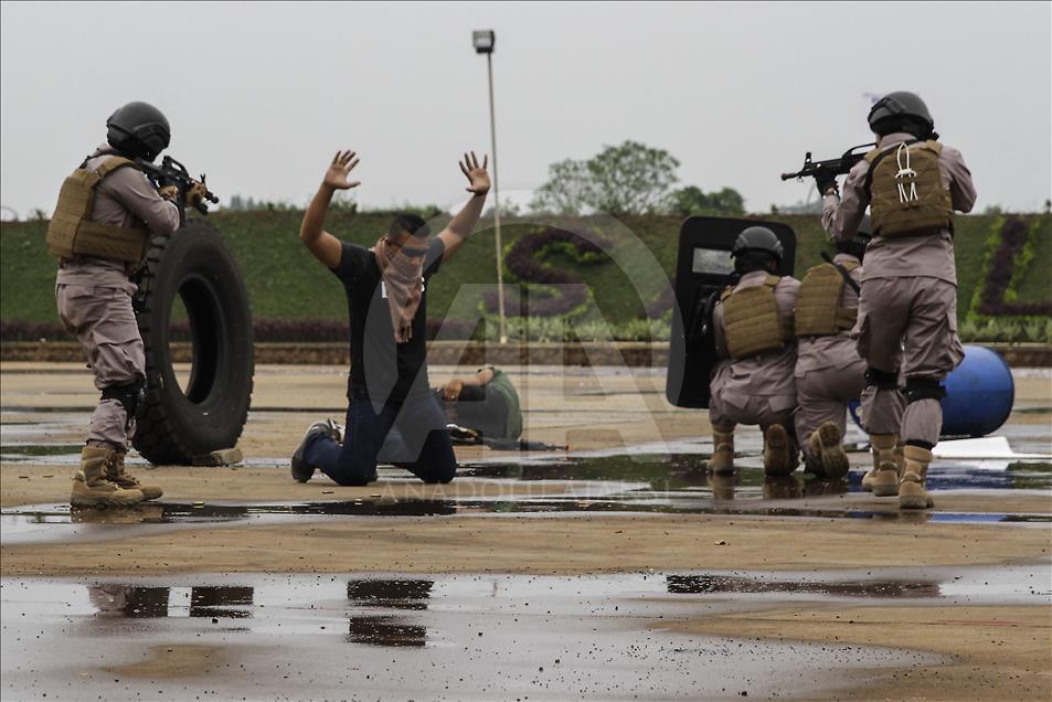 Latihan POLRI untuk misi perdamaian PBB