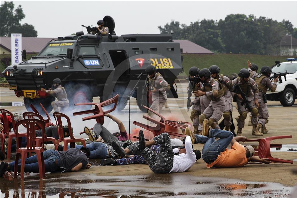 Latihan POLRI untuk misi perdamaian PBB