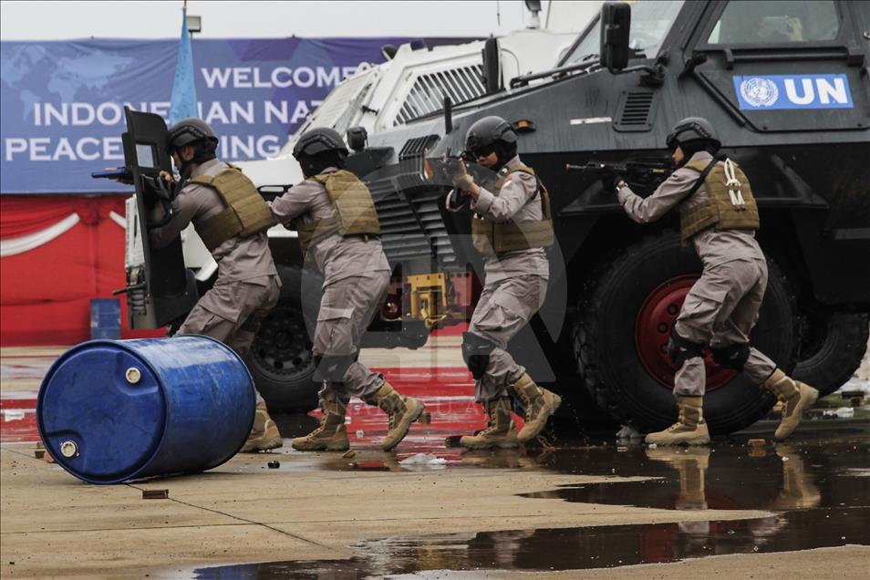 Latihan POLRI untuk misi perdamaian PBB