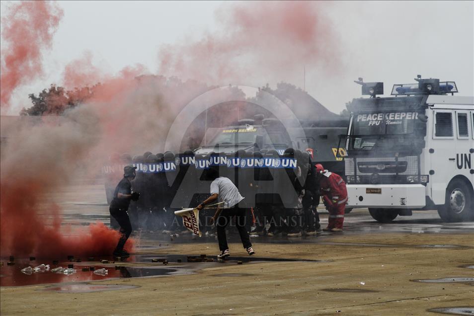 Latihan POLRI untuk misi perdamaian PBB