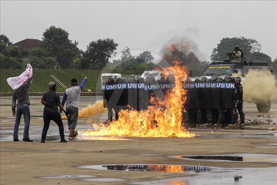 Latihan POLRI untuk misi perdamaian PBB