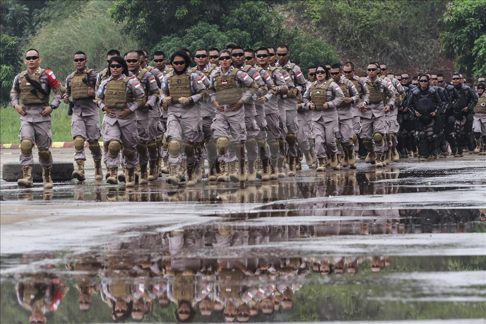 Latihan POLRI untuk misi perdamaian PBB