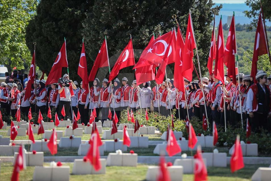 Aniversario 103 de la Batalla de Galípoli o Canakkale, en Turquía