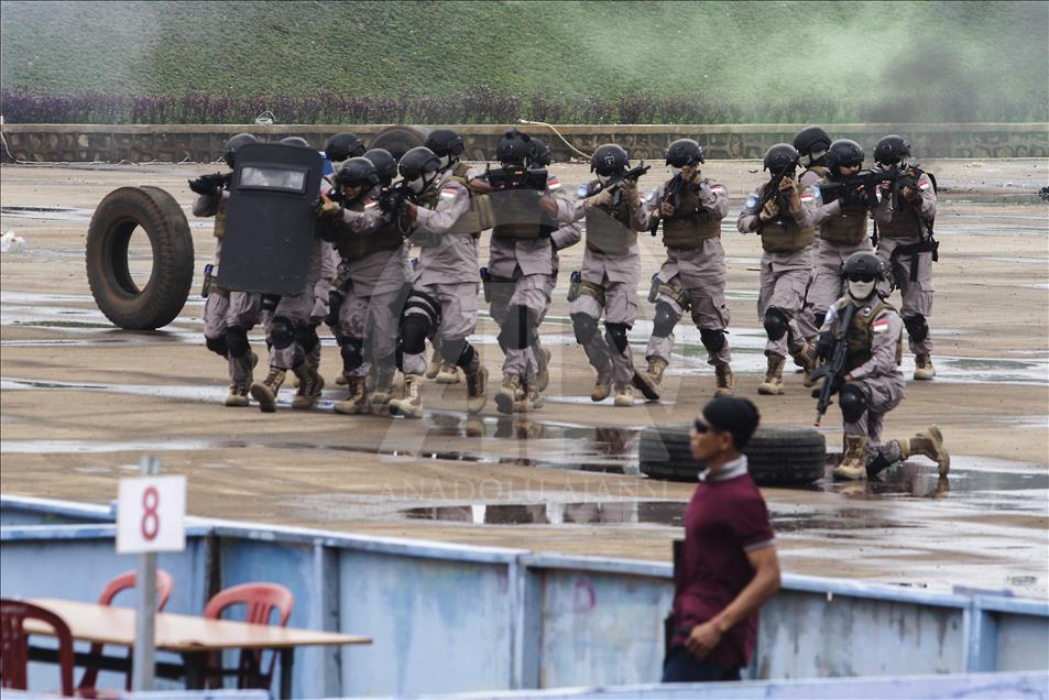 Latihan POLRI untuk misi perdamaian PBB