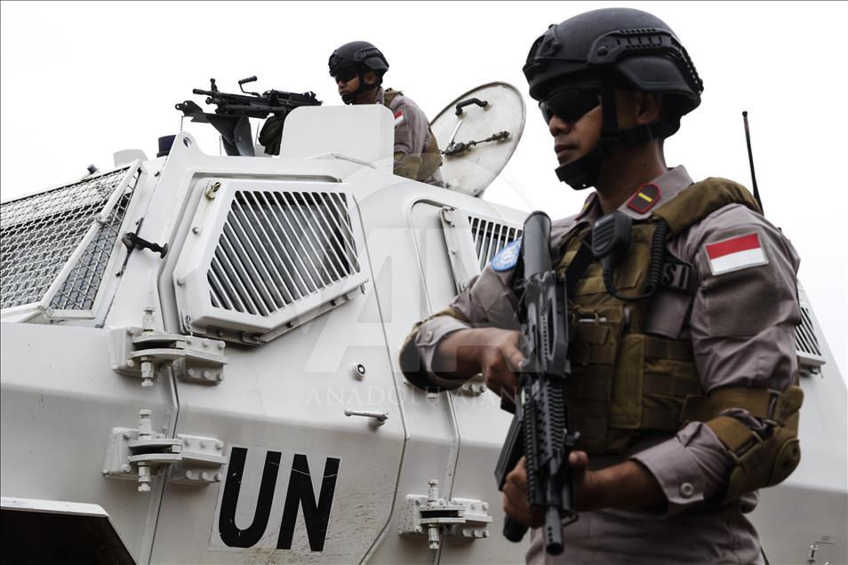 Latihan POLRI untuk misi perdamaian PBB