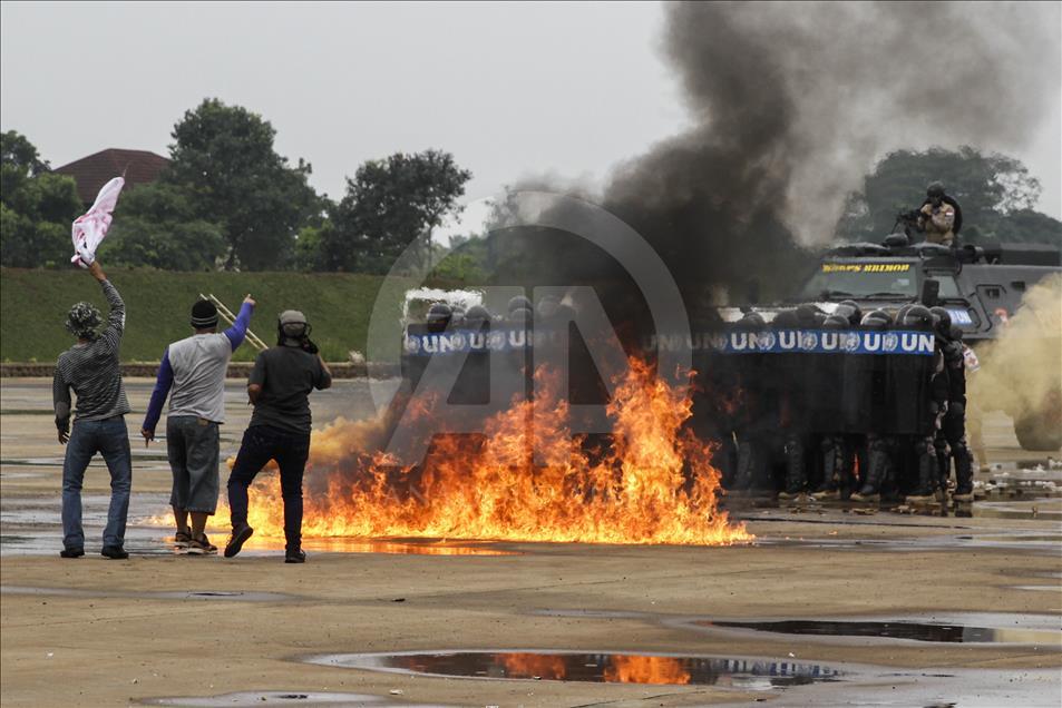 Latihan POLRI untuk misi perdamaian PBB