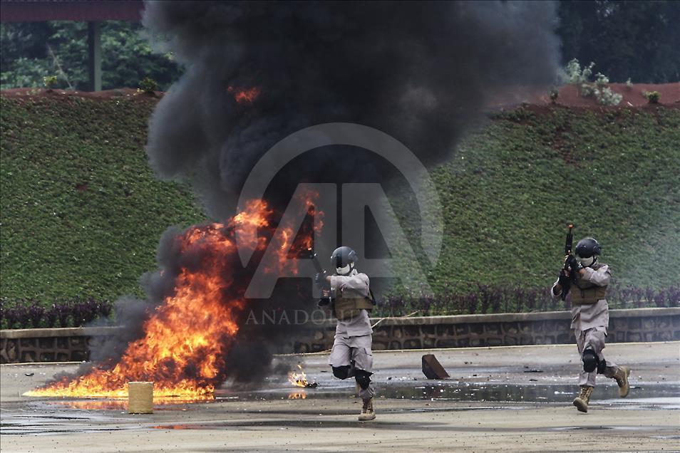 Latihan POLRI untuk misi perdamaian PBB