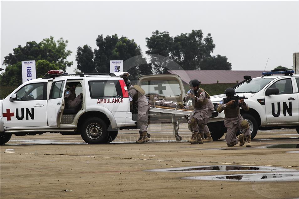 Latihan POLRI untuk misi perdamaian PBB