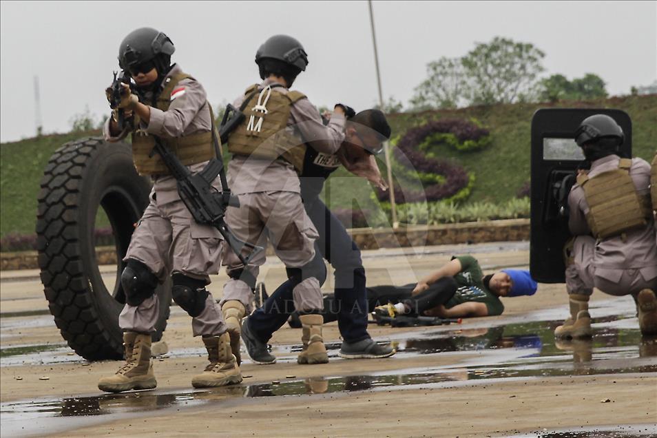 Latihan POLRI untuk misi perdamaian PBB