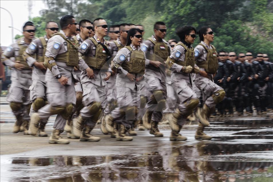 Latihan POLRI untuk misi perdamaian PBB