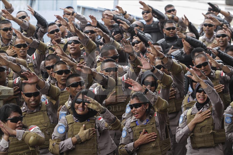 Latihan POLRI untuk misi perdamaian PBB