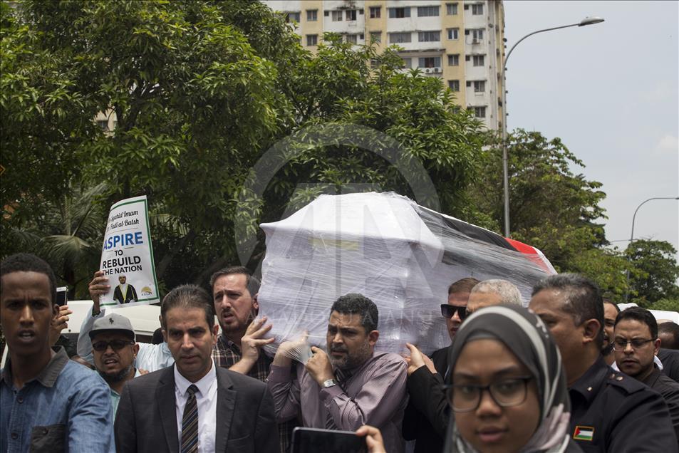 Jenazah Fadi al-Bash disalatkan di Kuala Lumpur
