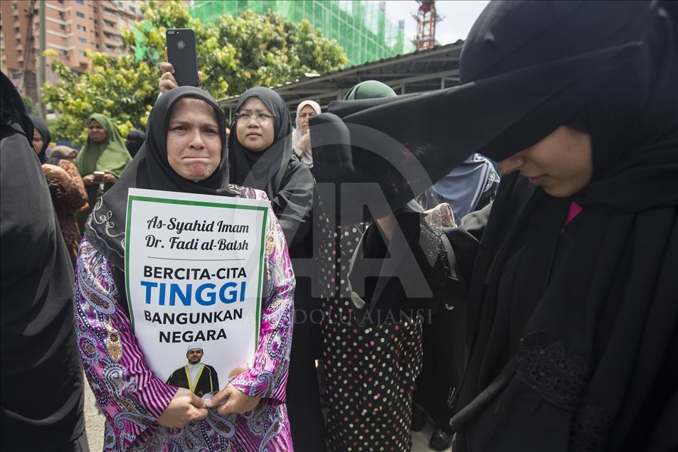 Jenazah Fadi al-Bash disalatkan di Kuala Lumpur