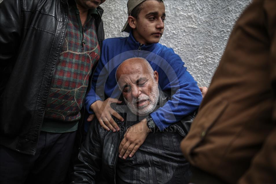 В Газе прошли символические похороны журналиста
