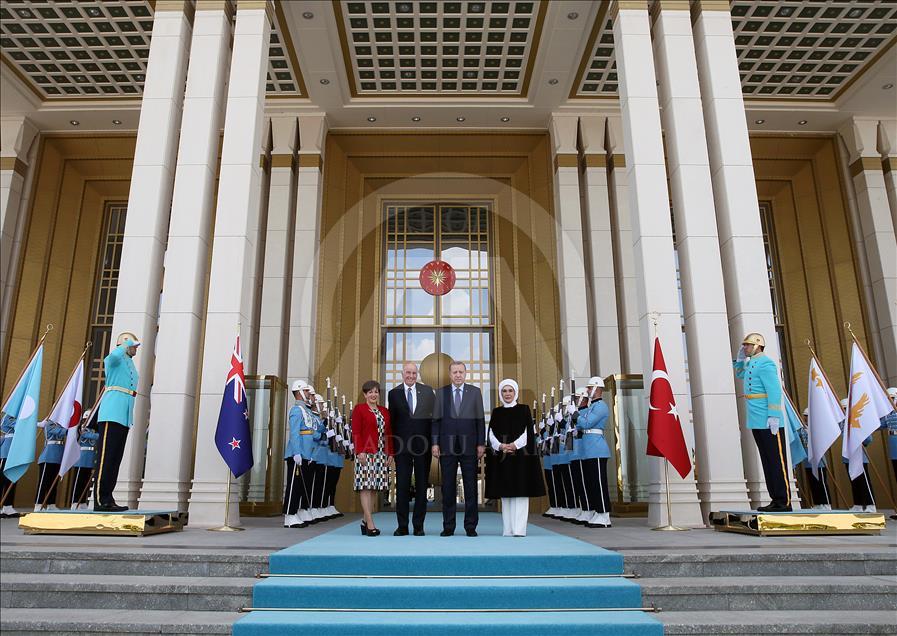 Cumhurbaşkanı Erdoğan, Yeni Zelanda Genel Valisi Reddy ile bir araya geldi