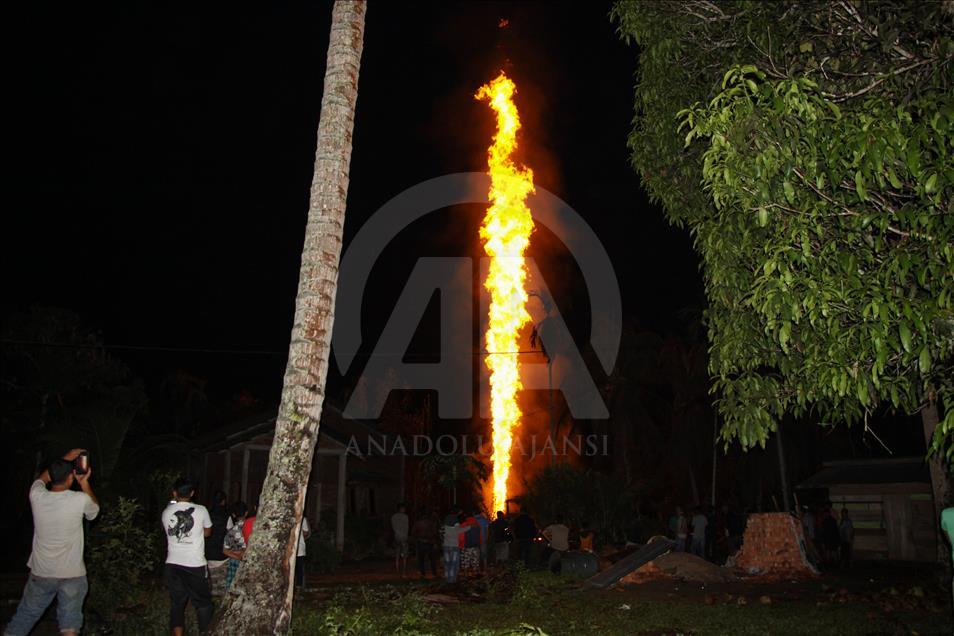 Sumur Minyak Tradisional di Aceh Memakan Korban Jiwa