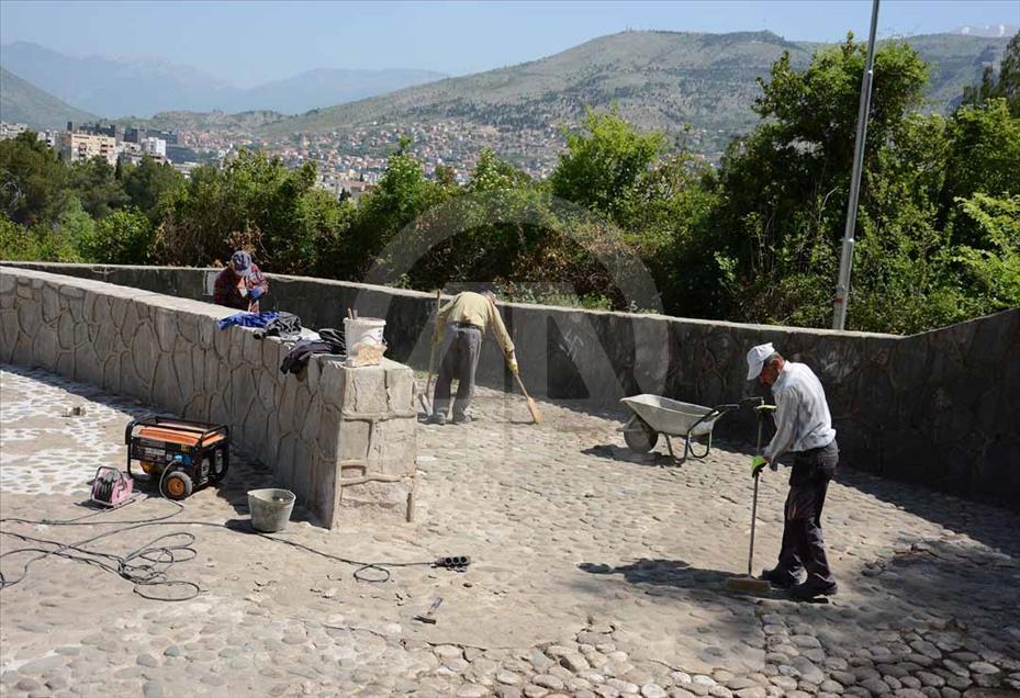 El Cementerio Memorial Partisano de Mostar quiere volver a su antiguo esplendor