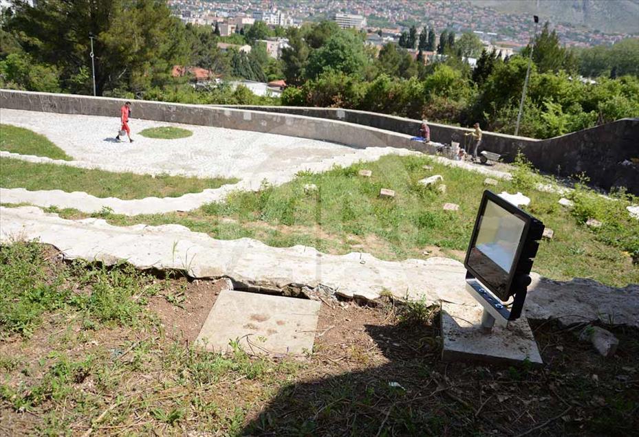 El Cementerio Memorial Partisano de Mostar quiere volver a su antiguo esplendor