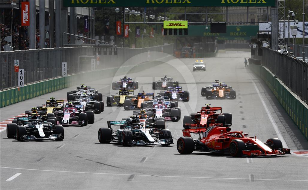 Formula 1 Azerbaycan Grand Prix'i başladı 