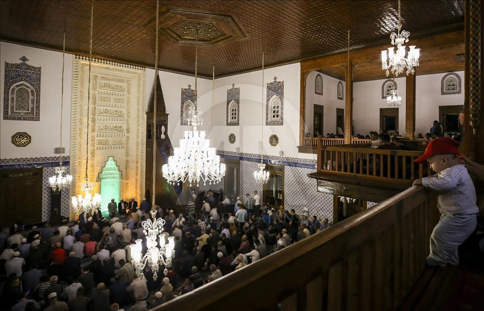 Berat Kandili idrak ediliyor Anadolu Ajansı