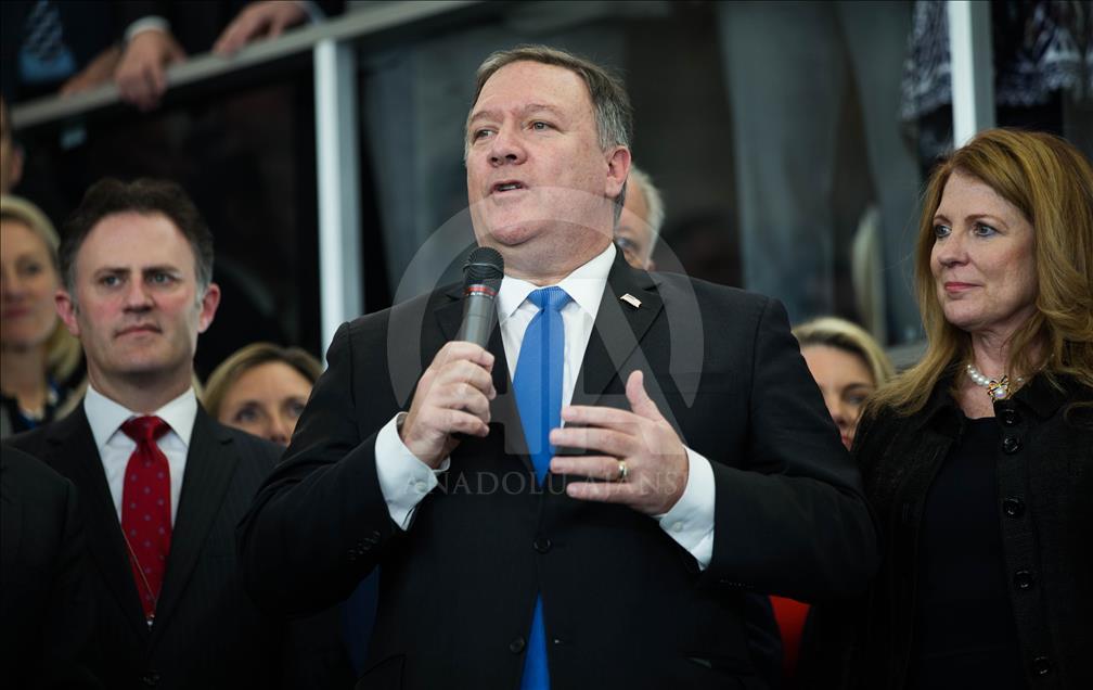 ABD Dışişleri Bakanı Mike Pompeo, bakanlık çalışanları ile buluştu