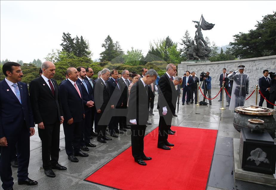 Cumhurbaşkanı Erdoğan Güney Kore'de