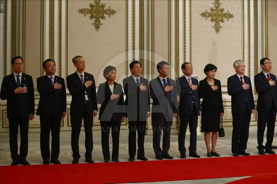 Cumhurbaşkanı Erdoğan Güney Kore'de