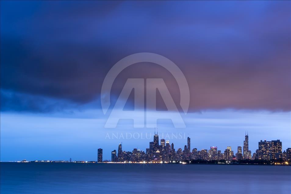 Chicago'da sağanak yağış
