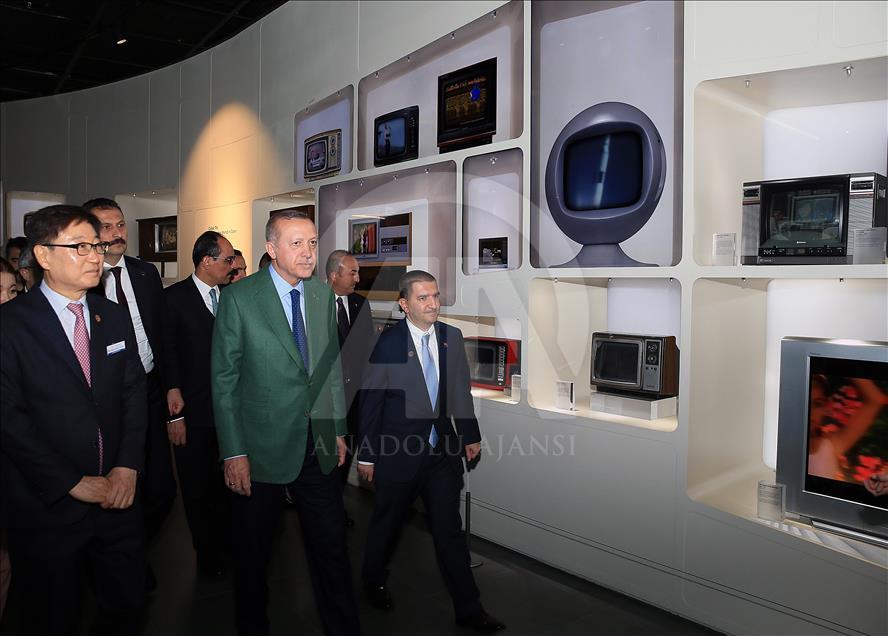 Cumhurbaşkanı Erdoğan Güney Kore'de