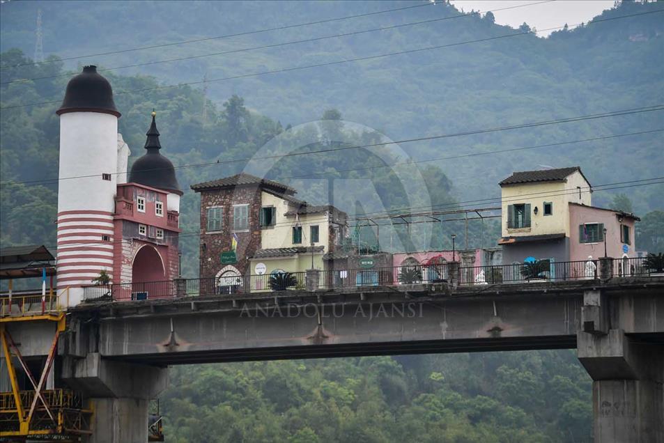 Un puente inusual en China