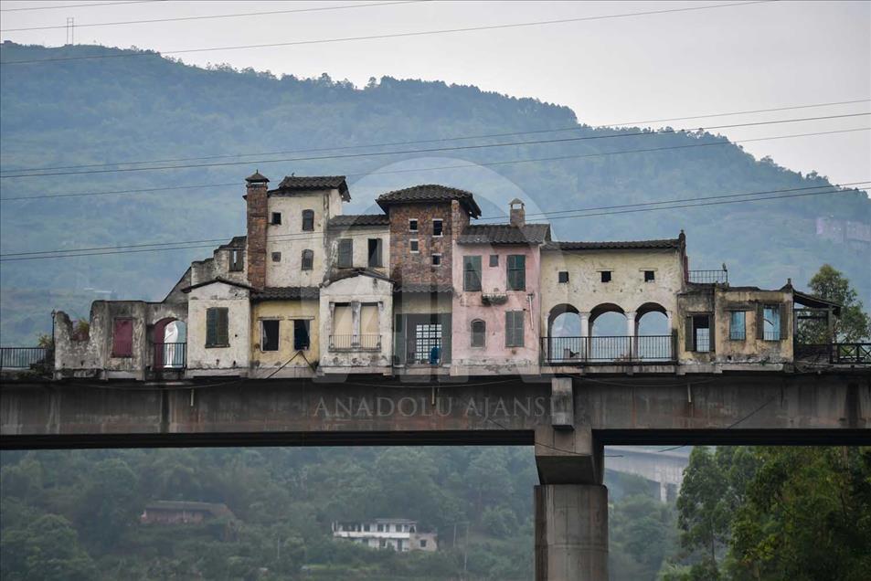 Un puente inusual en China
