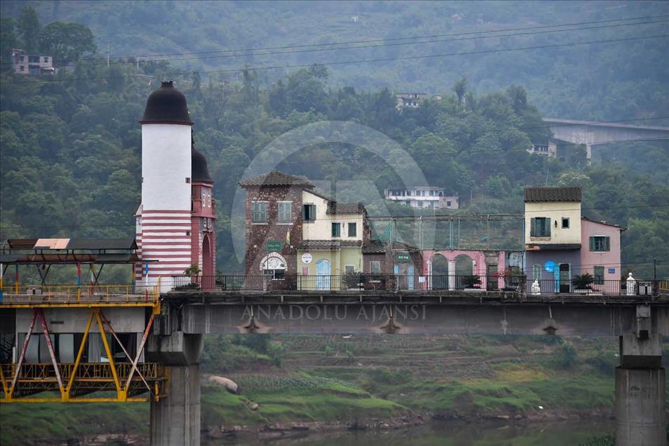 Un puente inusual en China