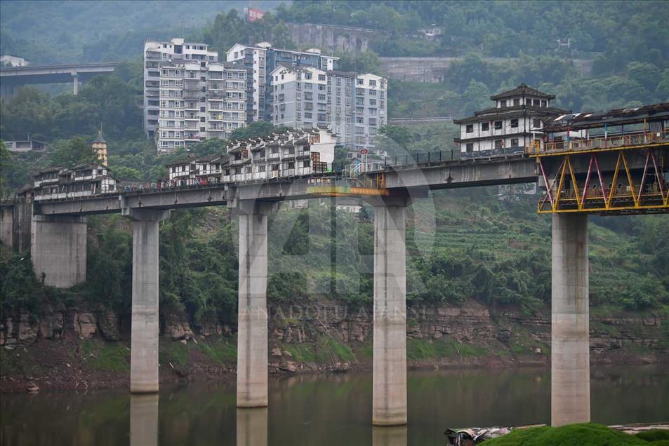 Un puente inusual en China