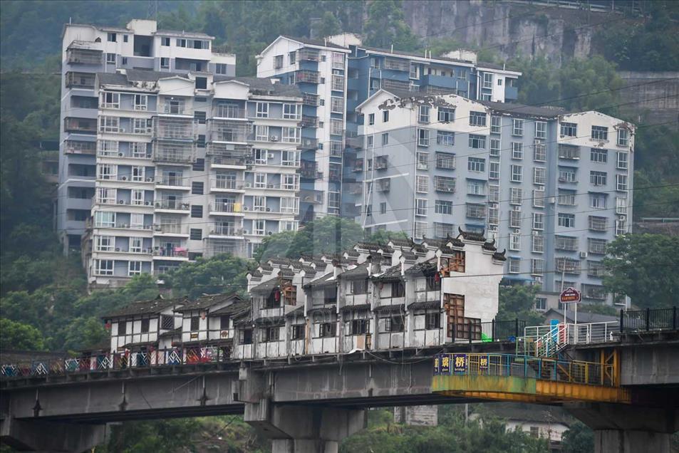 Un puente inusual en China