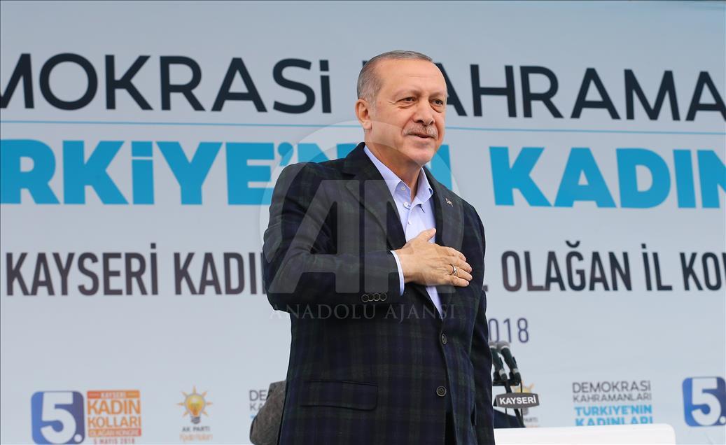 AK Parti Kayseri Kadın Kolları 5. Olağan İl Kongresi