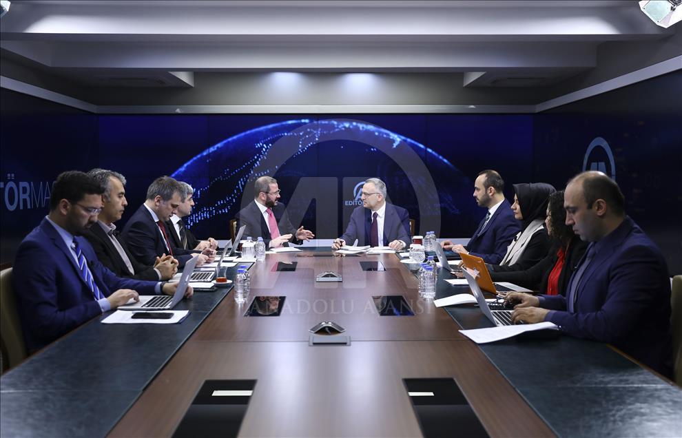 Maliye Bakanı Naci Ağbal, AA Editör Masası’nın konuğu oldu