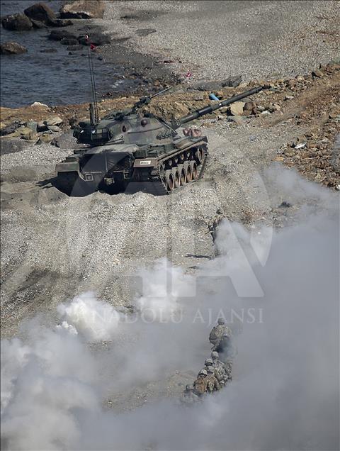 Ejercicio militar combinado internacional EFES 2018 en Esmirna, Turquía 