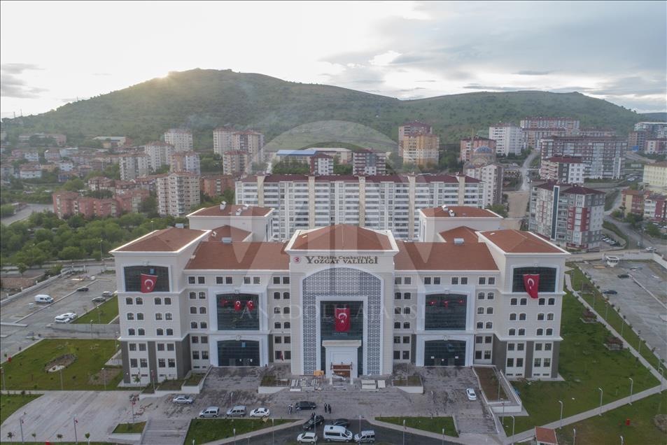 Yozgat'taki yatırımlar havadan görüntülendi