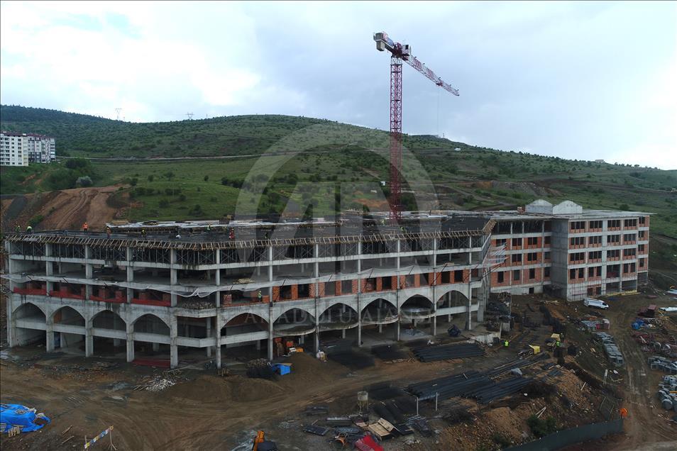 Yozgat'taki yatırımlar havadan görüntülendi