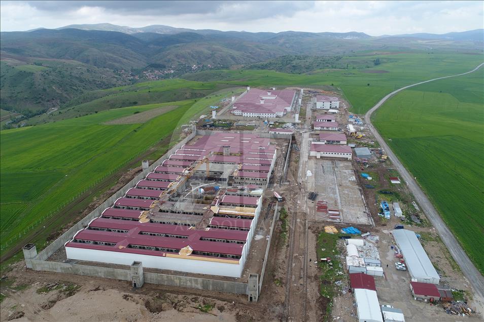 Yozgat'taki yatırımlar havadan görüntülendi