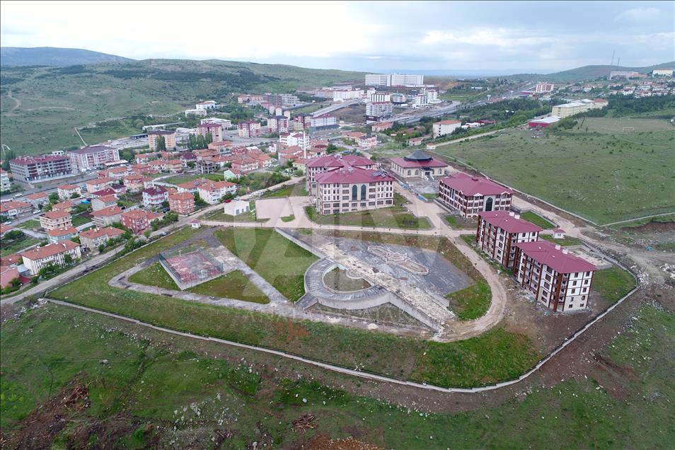 Yozgat'taki yatırımlar havadan görüntülendi