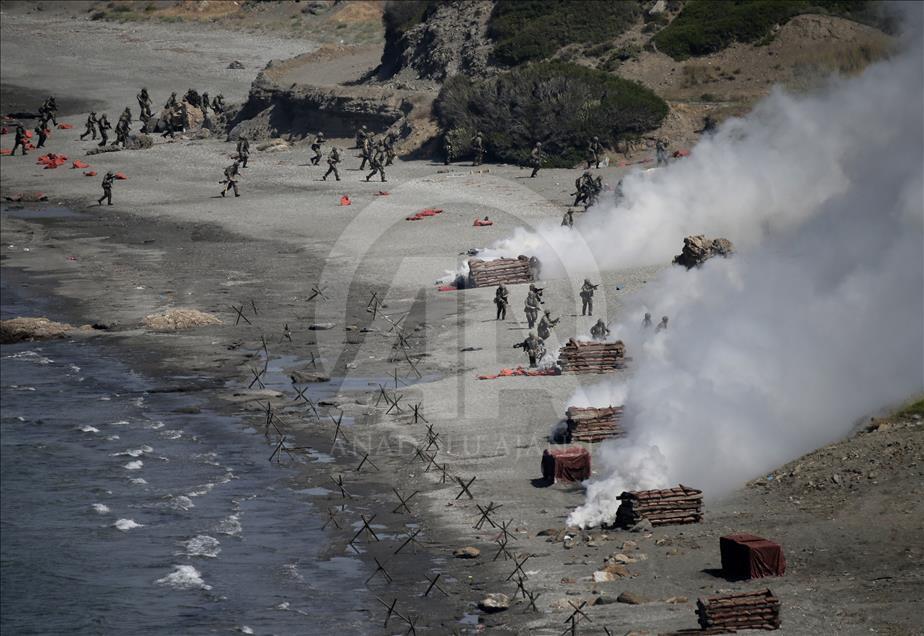 Ejercicio militar combinado internacional EFES 2018 en Esmirna, Turquía 