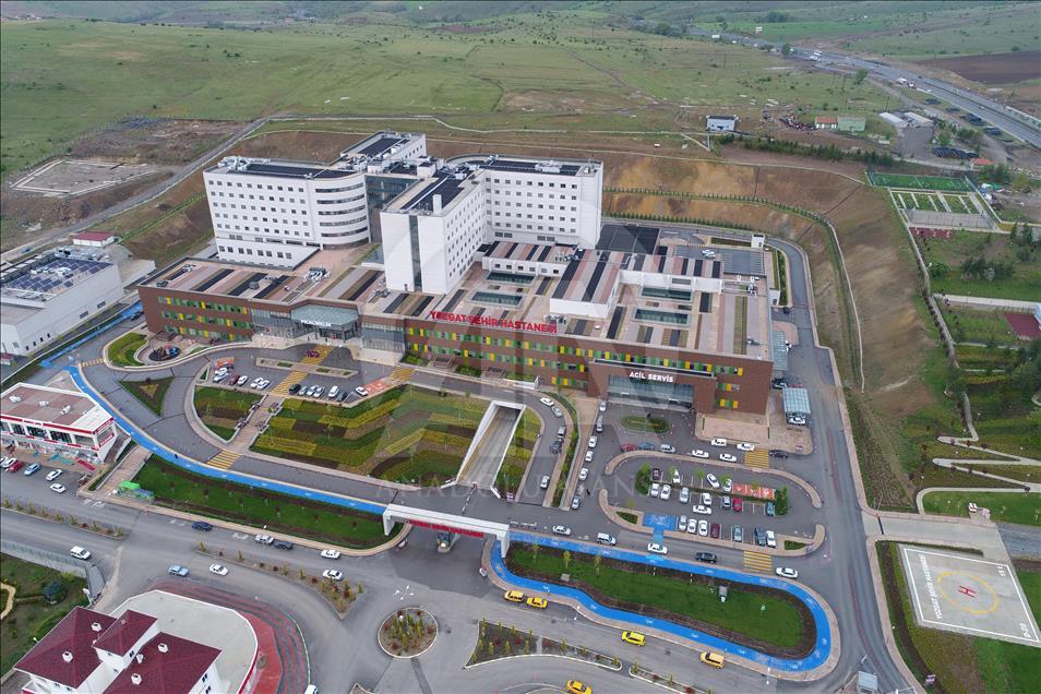 Yozgat'taki yatırımlar havadan görüntülendi