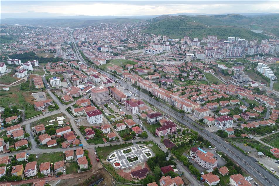 Yozgat'taki yatırımlar havadan görüntülendi