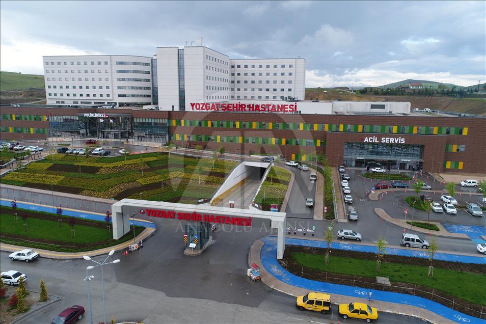 Yozgat'taki yatırımlar havadan görüntülendi